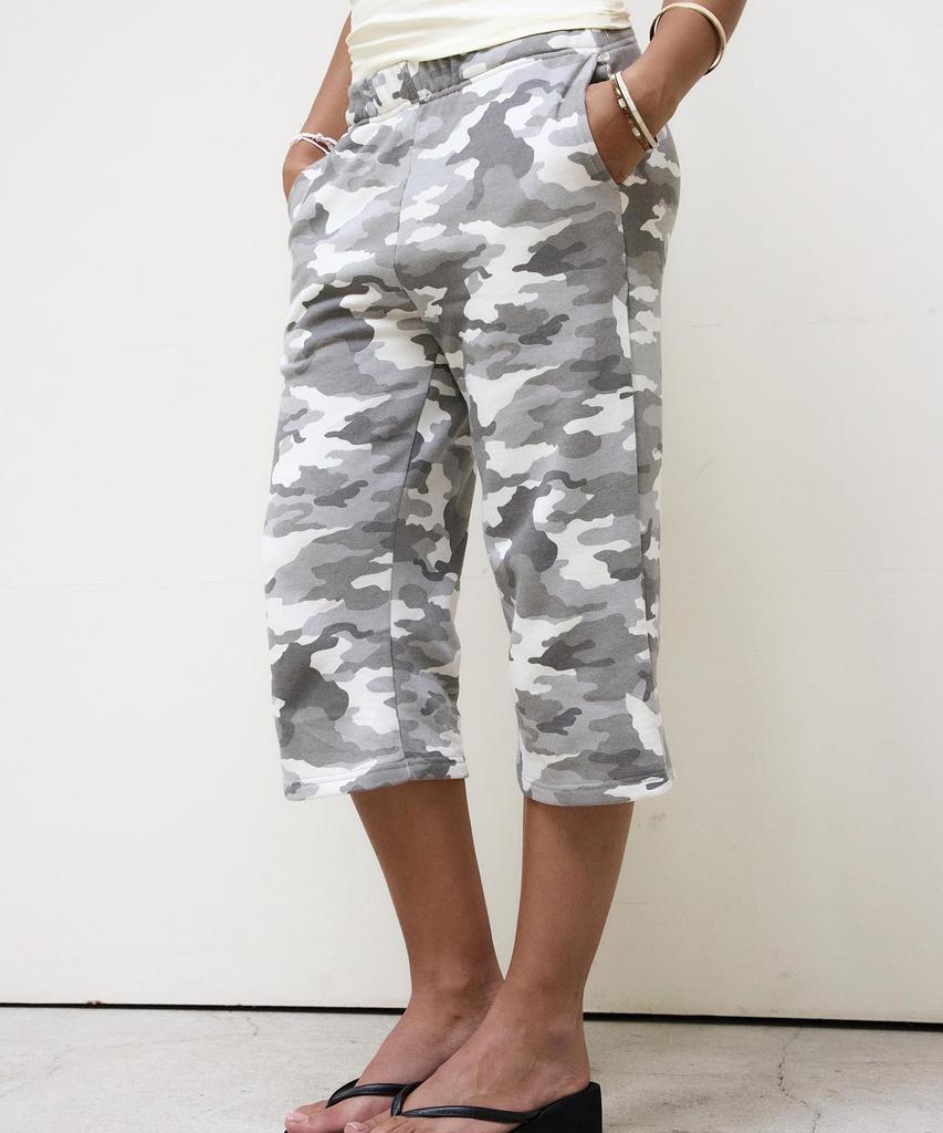 Jaejeudeu Camouflage-Hose in Creme