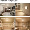 Homelist 12000mAh Rechargeable Magnetic Ceiling Light with Remote | Shower Lights for Inside, Battery Operated Motion Sensor Ceiling Light for