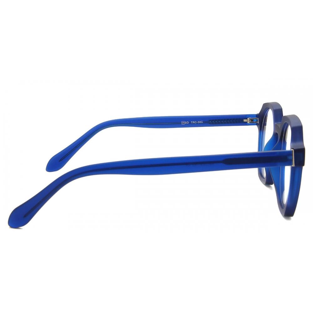 Full Rim Oval Transparent Matte Blue Smartbuy Collection Rosh Trc 30c Fashion Women Eyeglasses