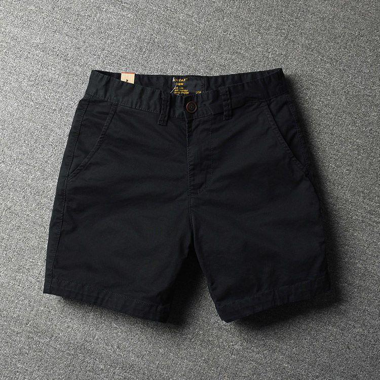 Men's Trendy Pure Cotton Elastic Three-Quarter Summer Shorts - Fashionable, Versatile, and Casual.