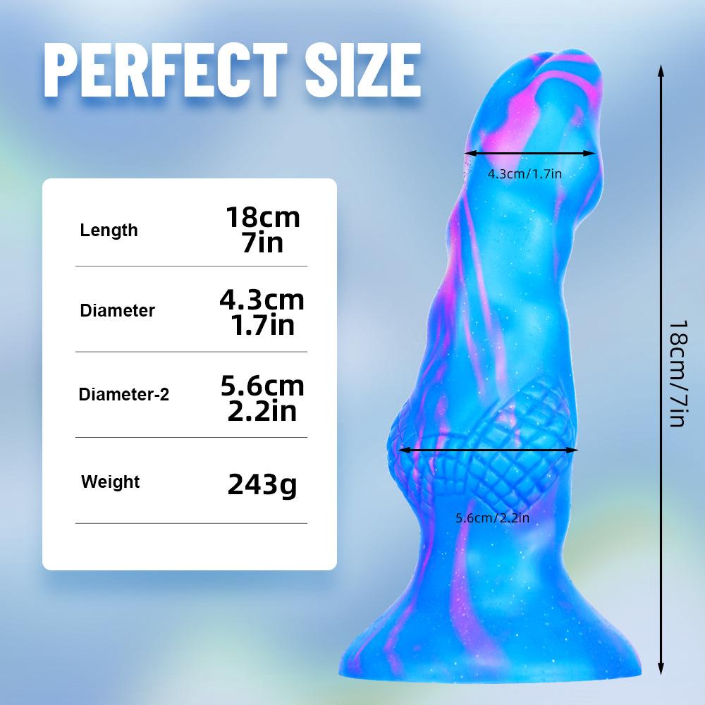 Alien Anal Plug Dildo  Liquid Silicone Female Anal Strip Anal Expansion Anal Hare  SM Alternative Adult Masturbator Dildo