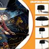 Custom Name Personalized Harry potter Print Umbrella, Auto Open Close, 8‑Rib Sturdy Frame, Commute Camping Hiking Use, Birthday Gift