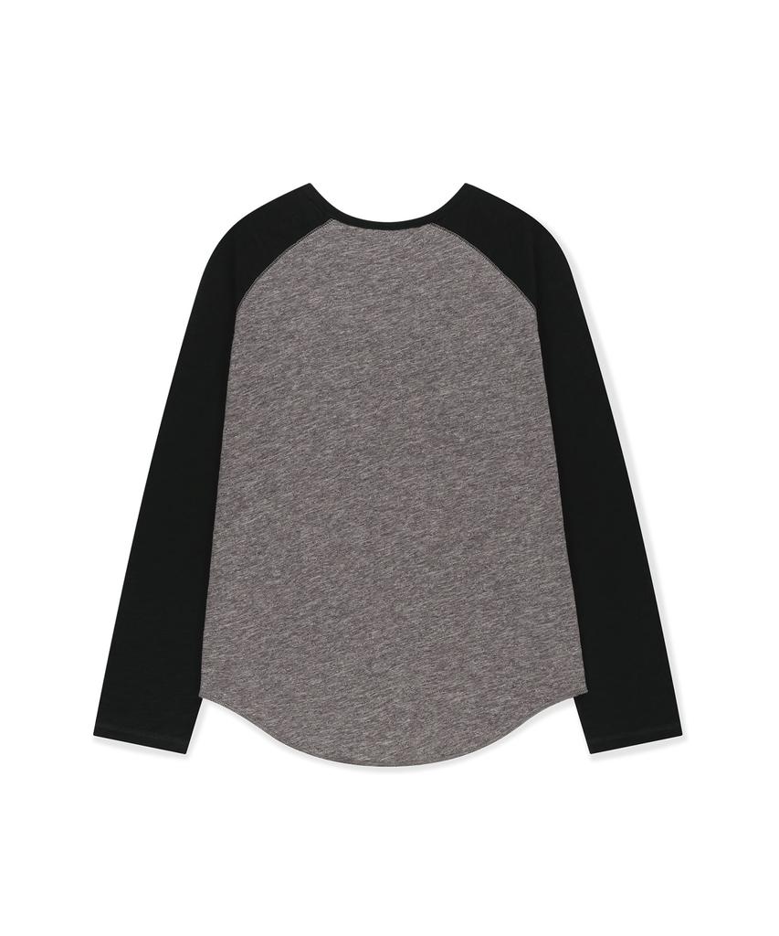 Sun Love Legacy Raglan Ls Tee Gray