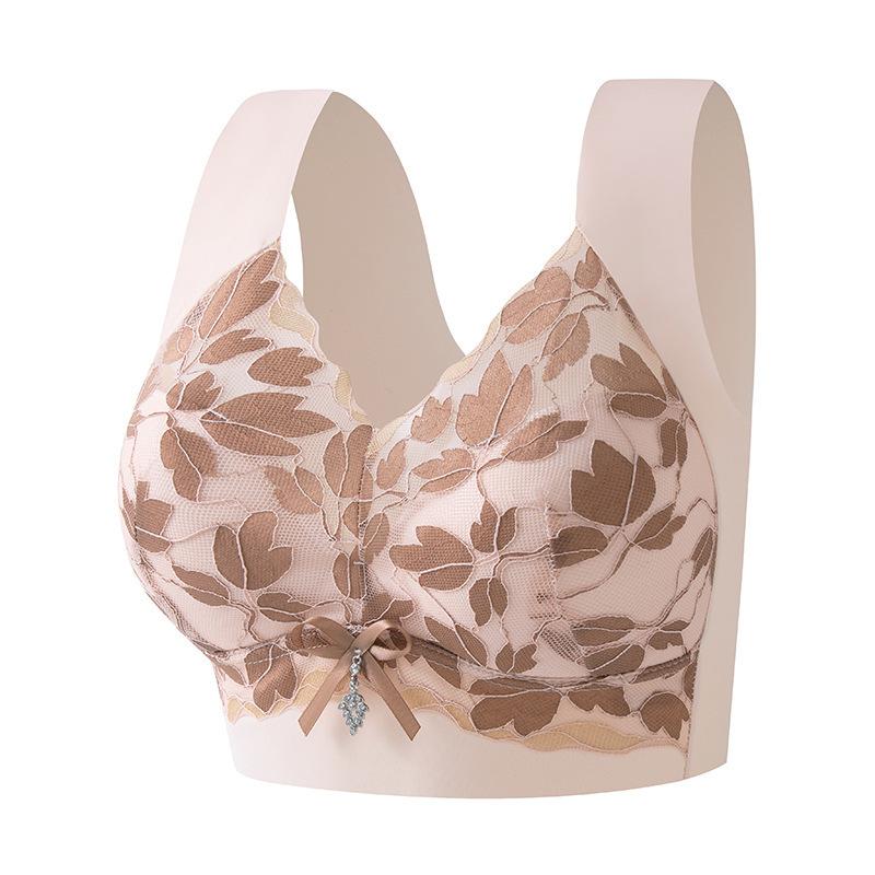 Lace Anti Sagging Plus Size Wireless Bra