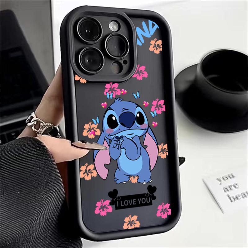 Stitch Angel Love Heart Phone Case For Infinix GT 30 20 10 Pro Tecno Camon 40 30 20 Pro Spark 20 10 Pro 30C 20C Pova 6 7 Cover