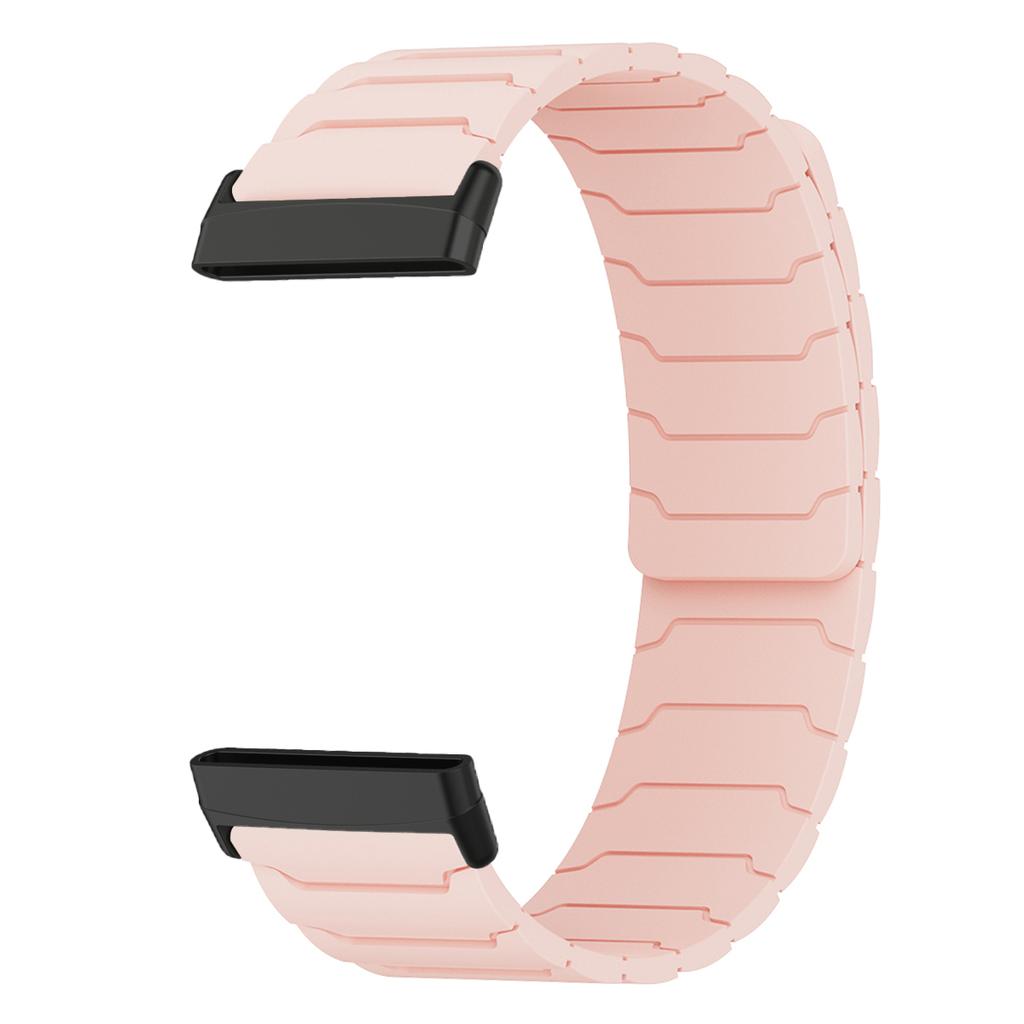 Magnetic loop strap for Fitbit watch versa 4/3 two color silicone band for versa 2/1 sport Bracelet replacement Wristband