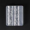 1/3Pcs 3D Silicone Nail Carving Mold Relief Lily & Hibiscus Flowers Petals Hawaii Themed 3D Nail Art Clear Modeling Templates