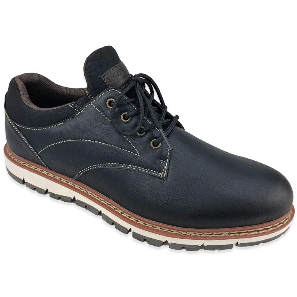 Liberto Edwin Waterproof and Casual Shoes Men's Non-Slip (Black, 25.0 Cm)