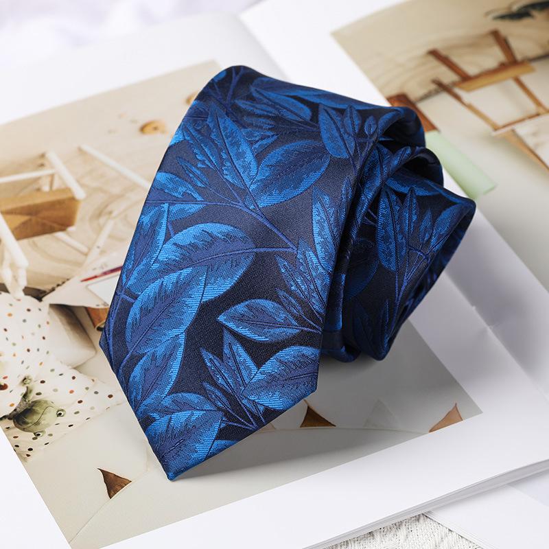 Ретро Цветочный Мужской и Женский 8см Ручная Печать Деловой Платье Свадебный Банкет Окрашенное Платье Модный Узор Галстук