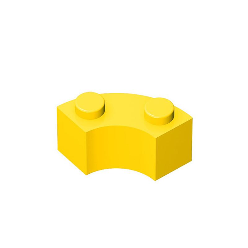 20PCS MOC Parts 3063 85080 Brick Round Corner 2x2 maccheroni mattoni compatibili fai da te Assmble Building Blocks particella Ki