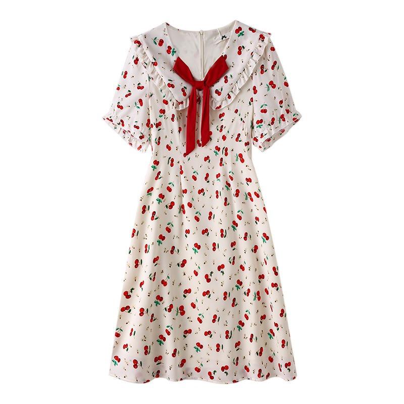 Plus-size Women's Sweet Dress for Slimming Summer Style