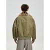 Cabbage Coke American Retro Thick Cotton Jacket for Men and Women, Loose Deconstructed Brushed High-End Fur Collar Coat