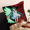 SSaya No Uta The Song Of Saya Pillow Covers Cartoon Sofa Decorative Home Doublesided Printing Short Plush Cute Cushion Cover