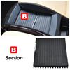 Center Console Roller Blind Shutter Cover Rear+Front For BMW X5 X6 E70 E71 07-14 Cup Holder Zipper Center Console Roller Blind