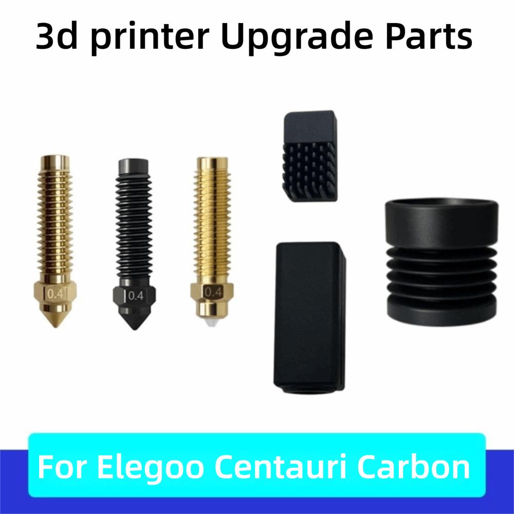 1pcs Brass Ceramic Hotend Nozzle Bimetallic Upgrade Parts Hotend Kit for Elegoo Centauri Carbon