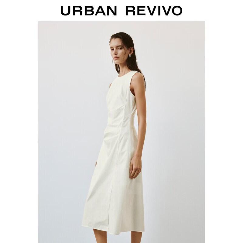 UR Women s Pleated Sleeveless Maxi Dress L