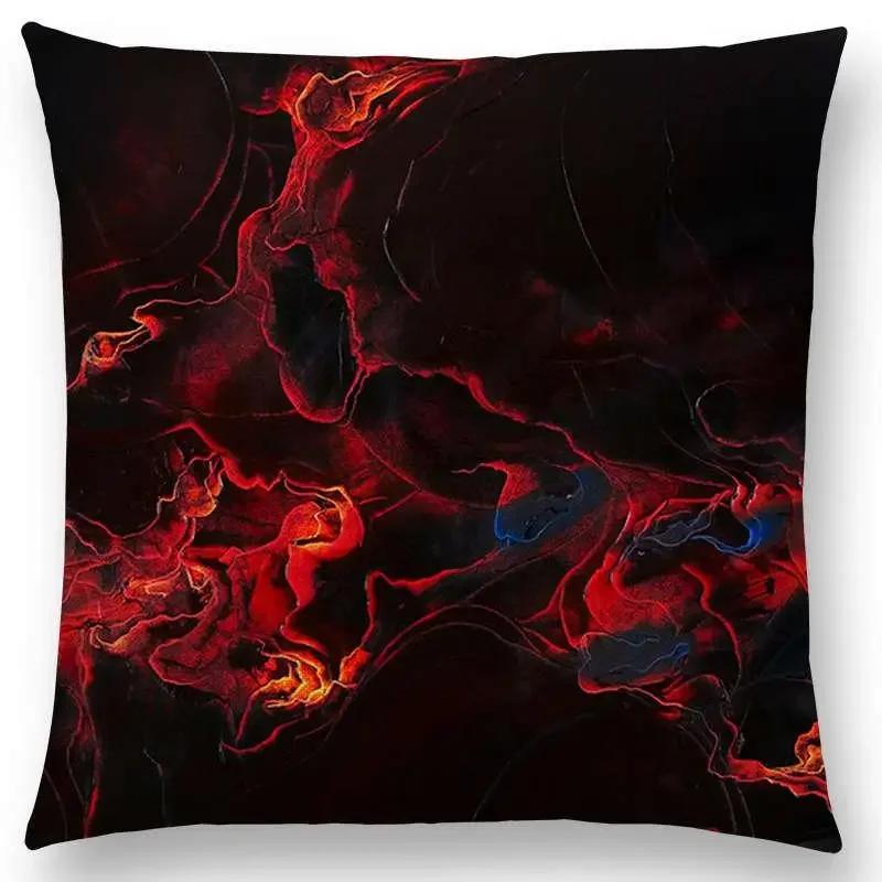 Neuankömmling Abstrakt Gedruckt Flexibel Freiheit Wunderschöne Elegante Linien Farbenfroh Herrlich Layering Kissenbezug Sofa Wurfkissen