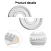 Round Ceiling Medallion PU Light Fixture Cover for Chandeliers and Fans