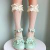 Lolita Lace Trim Socks With Breathable Nylon For Cute Summer Fashion