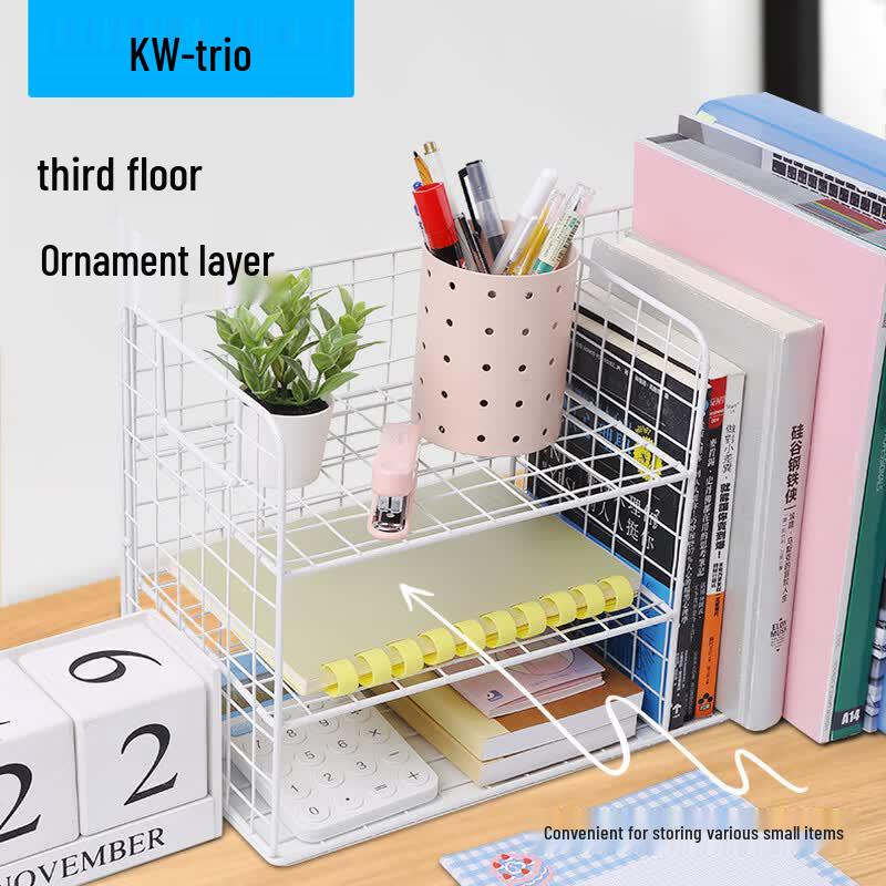 KedeYou Desktop Metal Mesh File Organizer