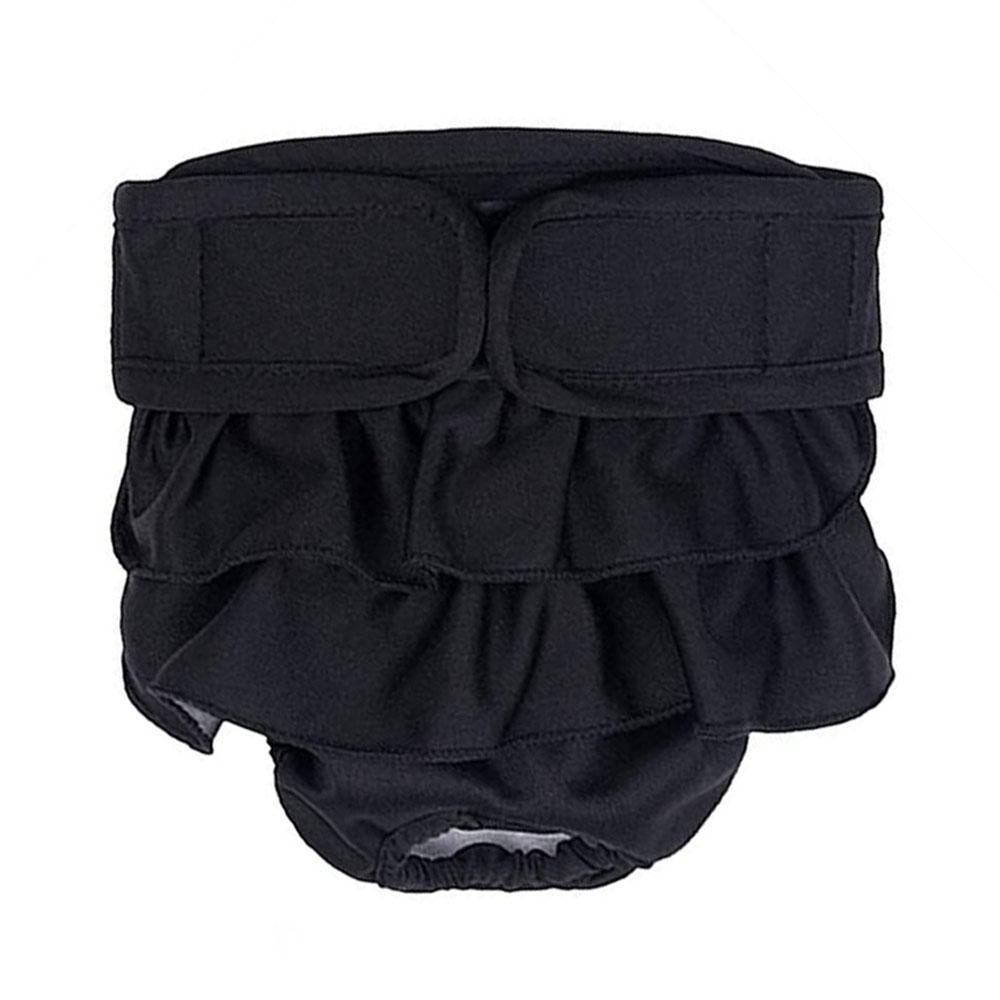 

Трусики для собак Подгузники для собак женского пола Физиологические трусики для собак-девочек Трусы для собак Шорты для щенков Нижнее белье для маленьких средних больших собак XL чёрный