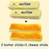 Butter Stick Squishy Toy Slow Rising Squeeze Toy Butter Bar Brick Squishy Fidget Toy Anti Stress Release Hand Relax Gift Toy