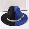 Popular European and American Classic Double-color Wide-brimmed Top Hat Men's and Women's Fashion OL Style Cowboy Hat Jazz Hat