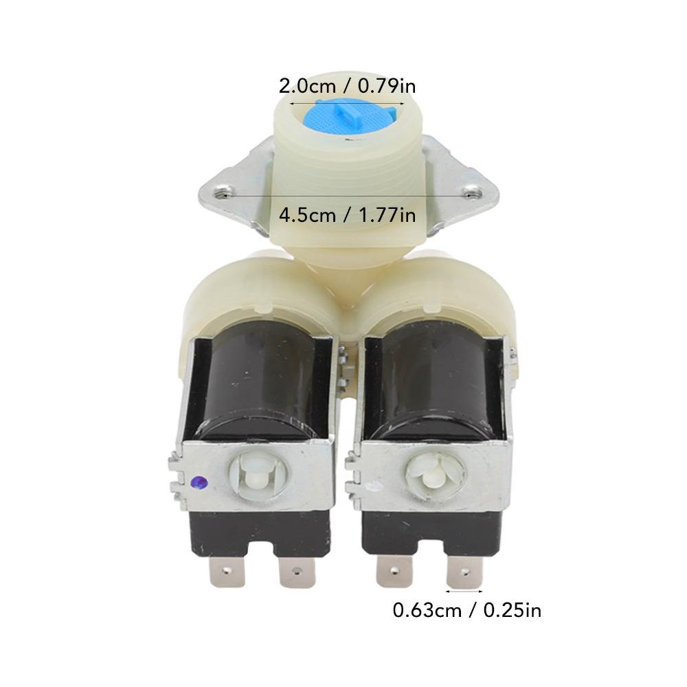 ABS+Metal Inlet Solenoid Valve for for Samsung Washer FPS180A Replacement Part