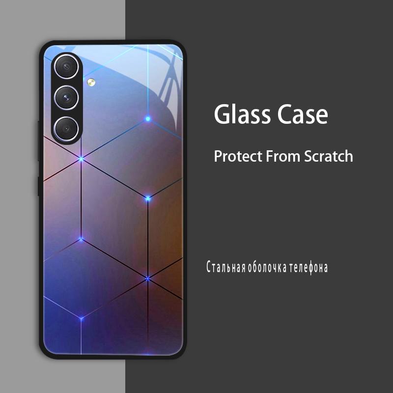 For Samsung S25 FE Case Cover Tempered Glass Case Hard Shockproof Coque Bumper For Samsung Galaxy S25FE M36 S25 FE Protect Case