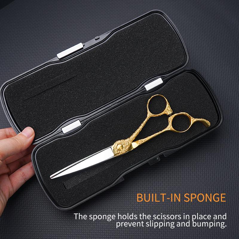 Multi-Functional Leather Scissor Case for Hairdressing Tools Mirror Scissor Case