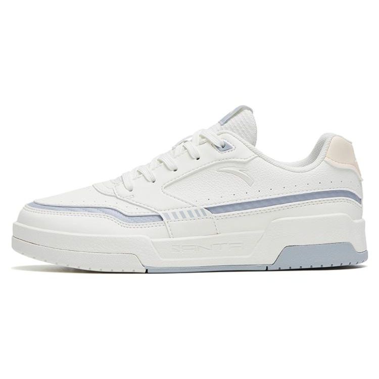 Anta Lifestyle Series Women Low Top Skate Shoes White Grey 922318062-1 39