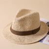 New handmade hook hollow needle jazz hat vacation travel spring and summer sunshade sunscreen top hat sun hat