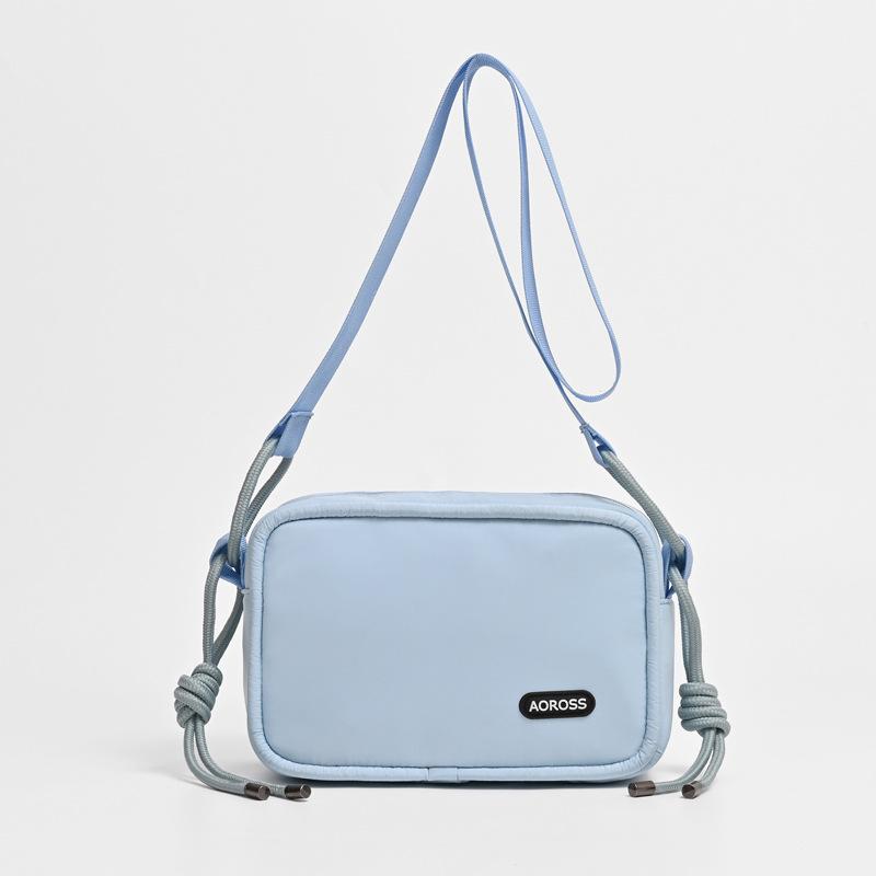 

2024 new women s messenger bag small square bag синій