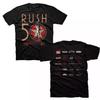 Rush R50 Concert Tour T-Shirt Great New Hot Shirt for Fan Best Hot High-end Luxury Is for Both Men and Women Top Y2k