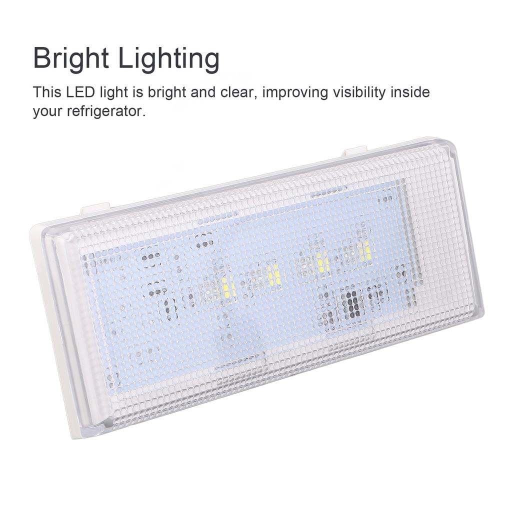 Kühlschrank Lichtplatine Ersatz ABS Kühlschrank Gefrierschrank LED Licht Treiber für W10515058