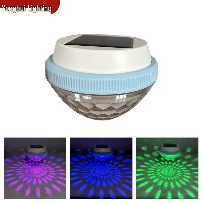 Colorful Solar Floating Waterproof Light for Garden, Pool, and Pond