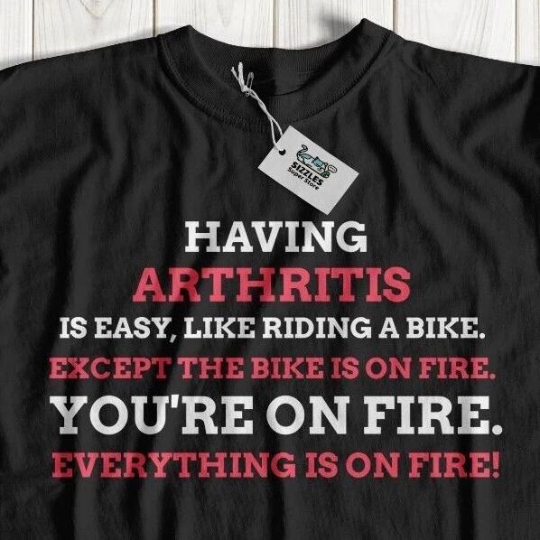 Unisex Funny Arthritis T-Shirt Hip Ankle Hip Replacement Surgery Grandad Grandma 4XL
