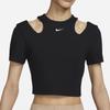 New Nike Sportswear Crop Top Women's Black DV7963-010