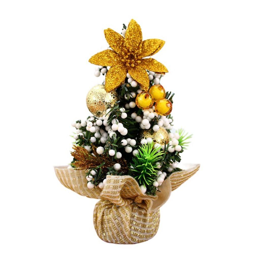 Mini Christmas Tree Ornaments 20cm Christmas Tree Supplies Fashion Desktop Tree Ornaments New Year