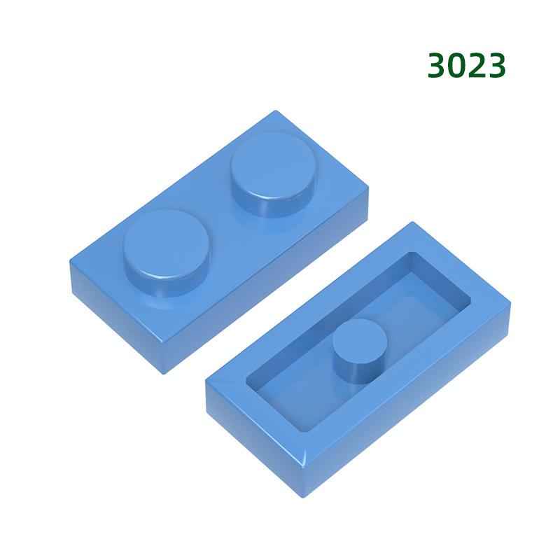 WANGE 2*1 Building Blocks 140Pcs No.3023 Small Compatible Bricks 2-Hole Low Elements Accessories MOC DIY Bulk Kids Toy