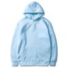 Unisex Fleece-Lined Thick Hooded Jacket - Solid Color, Trendy Autumn/Winter Style, Custom Logo Printing