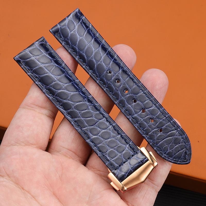 

Для Omega Крокодил Натуральна Шкіра Ремінець для Годинника De Ville Seahorse Супер Оригінальний Ремінець для Годинника Чоловіки та Жінки 19мм 20мм 21мм 22mm