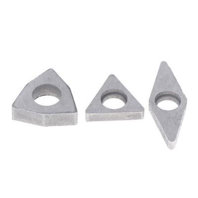 10 ks karbidových podložek pro CNC držáky nástrojů, náhradní lůžko pro vnější soustružnické držáky MW0804/MT1603/MV1603