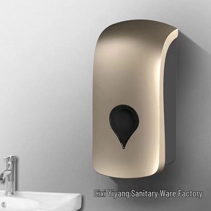 Wall-Mounted 1000ml Home Bathroom Manual Soap & Hand Sanitizer Dispenser