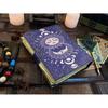 Leather Journal Sun and Moon Phase Notebook spell book of Shadows Grimoire journal Handmade Journal With Deckle Edge Paper Brass C lock