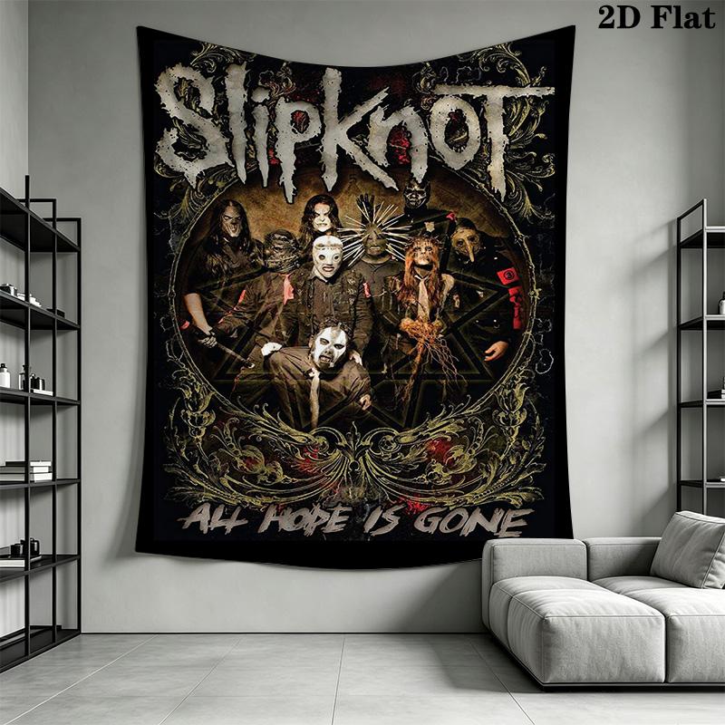 Slipknot All Hope Gone Tapestry Tapestry Wallmounted Background Cloth Background Cloth Christmas Gift Soft