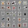 50 Spider Doodle Aufkleber Personalisierte Cartoon Insekt Tier Dekoration Wasserbecher Schreibwaren Handy Computer Aufkleber