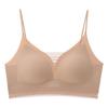 New Bra Upper Support Comfortable Breathable Fixed Cup Beautiful Back Thin Shoulder Strap Bra