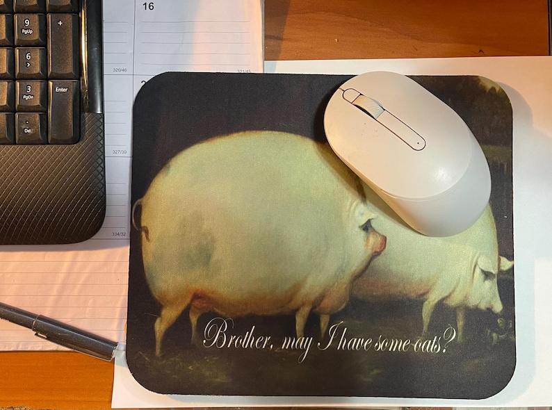 

Brother May Have Some Oats Meme Office Mousepad Kawaii Desk Accessories Gaming Pc Desk Pad Mouse Pads Desktop Setup Mouse Mat 220X180X2MM