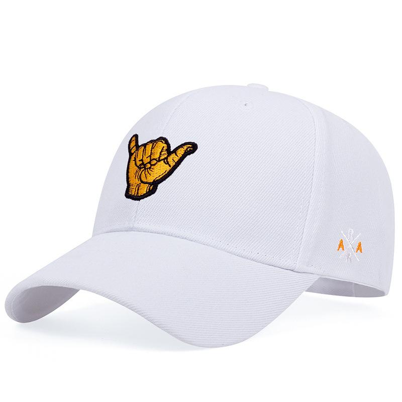 Prstová baseballová čepice venkovní sporty bavlněná výšivka baseballová čepice hip hop streetwear kpop snapback kšiltovka ležérní